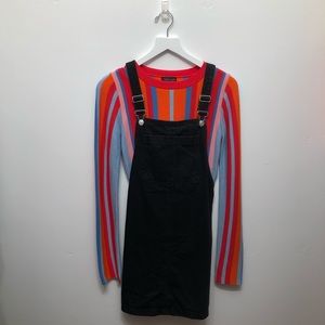 TOPSHOP Vertical Striped Crop Top [US 4]